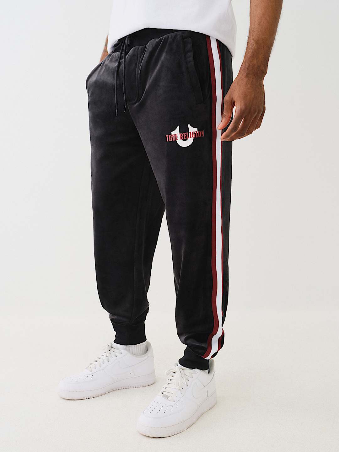 VELOUR LOGO TRACK JOGGER True Religion