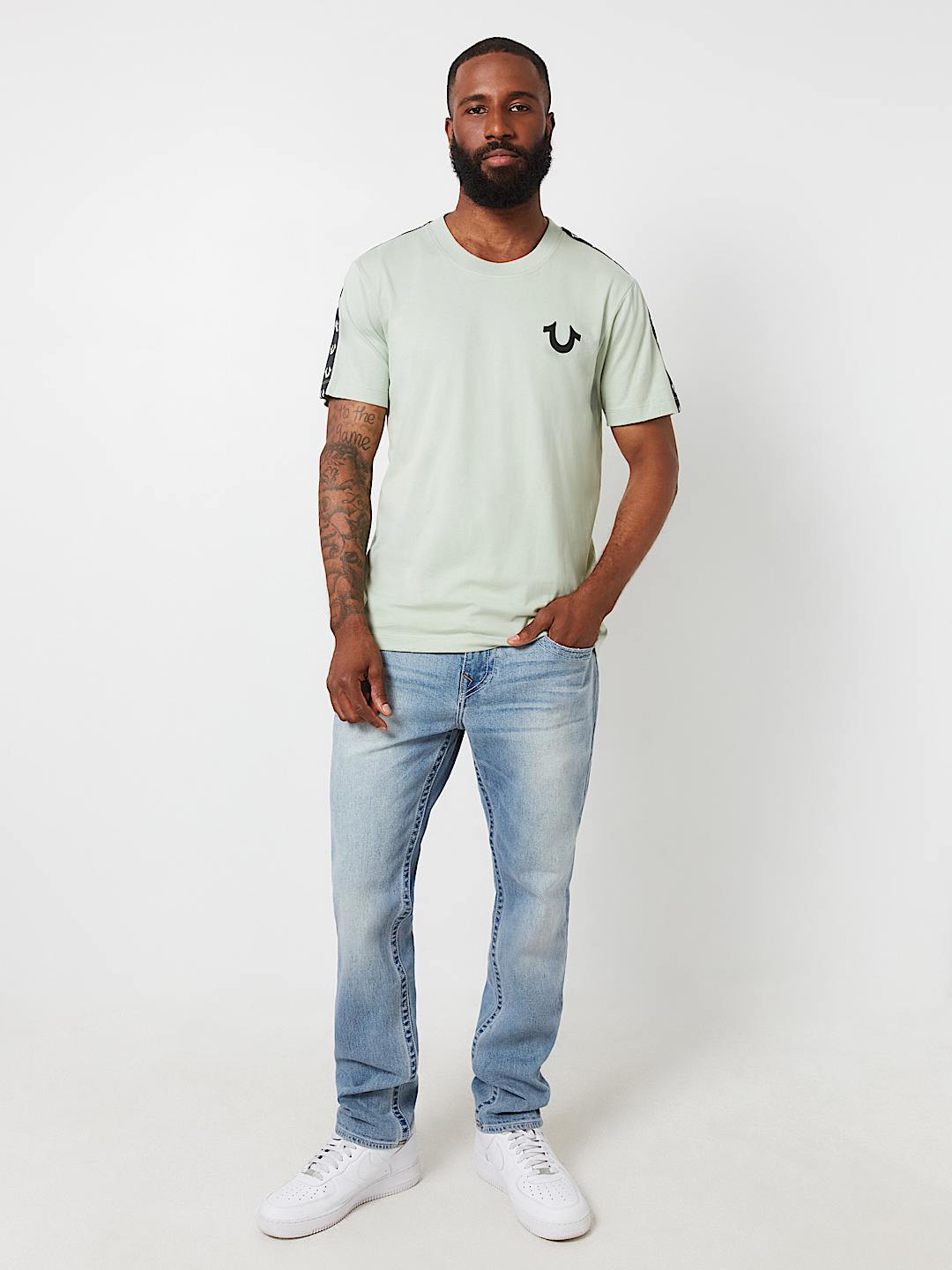 HORSESHOE TAPE TRIM TEE , image 5