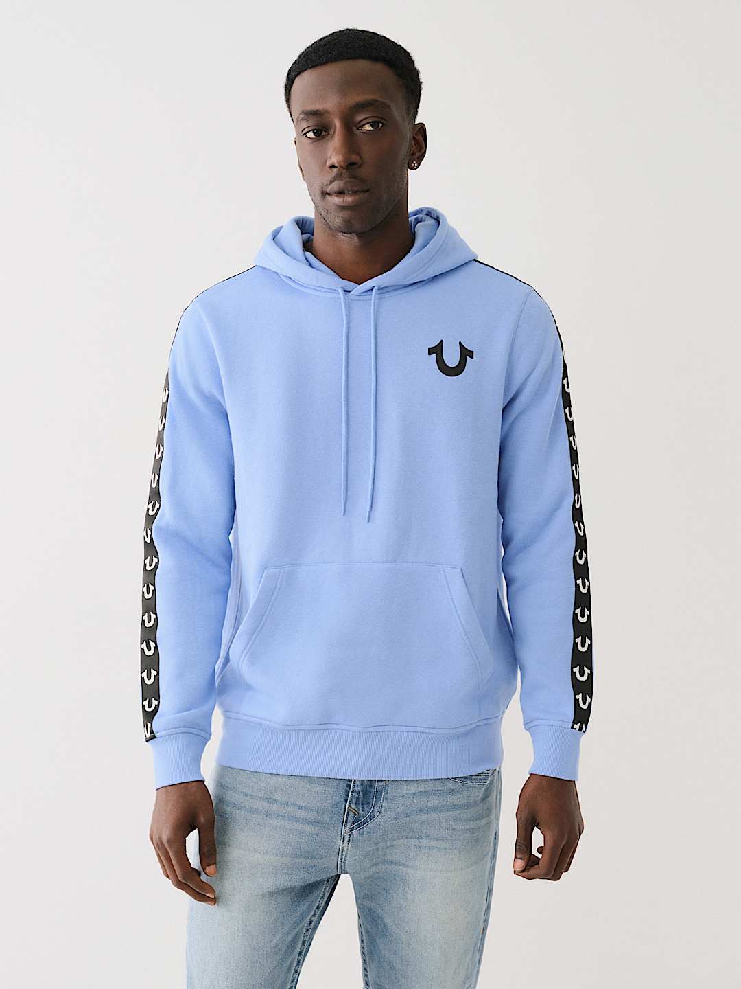 HORSESHOE TAPE TRIM HOODIE True Religion