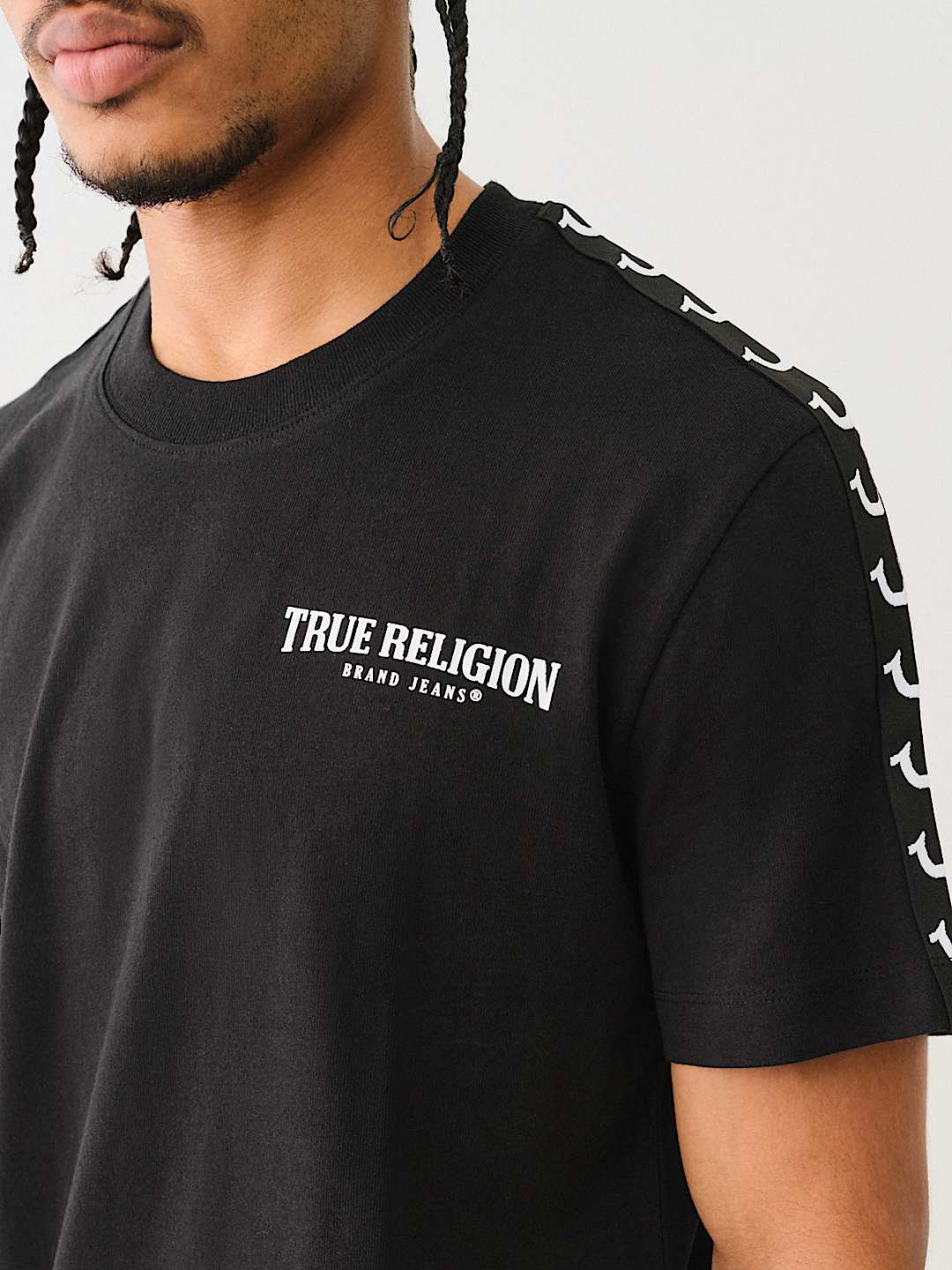 HEAVYWEIGHT TAPE TRIM TEE, image 1