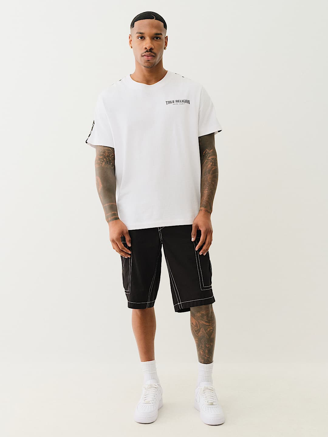 HEAVYWEIGHT TAPE TRIM TEE, image 5