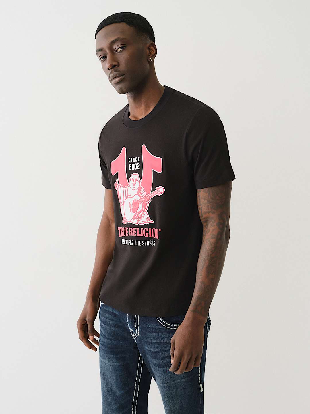 HORSESHOE BUDDHA PUFF PRINT TEE, image 2