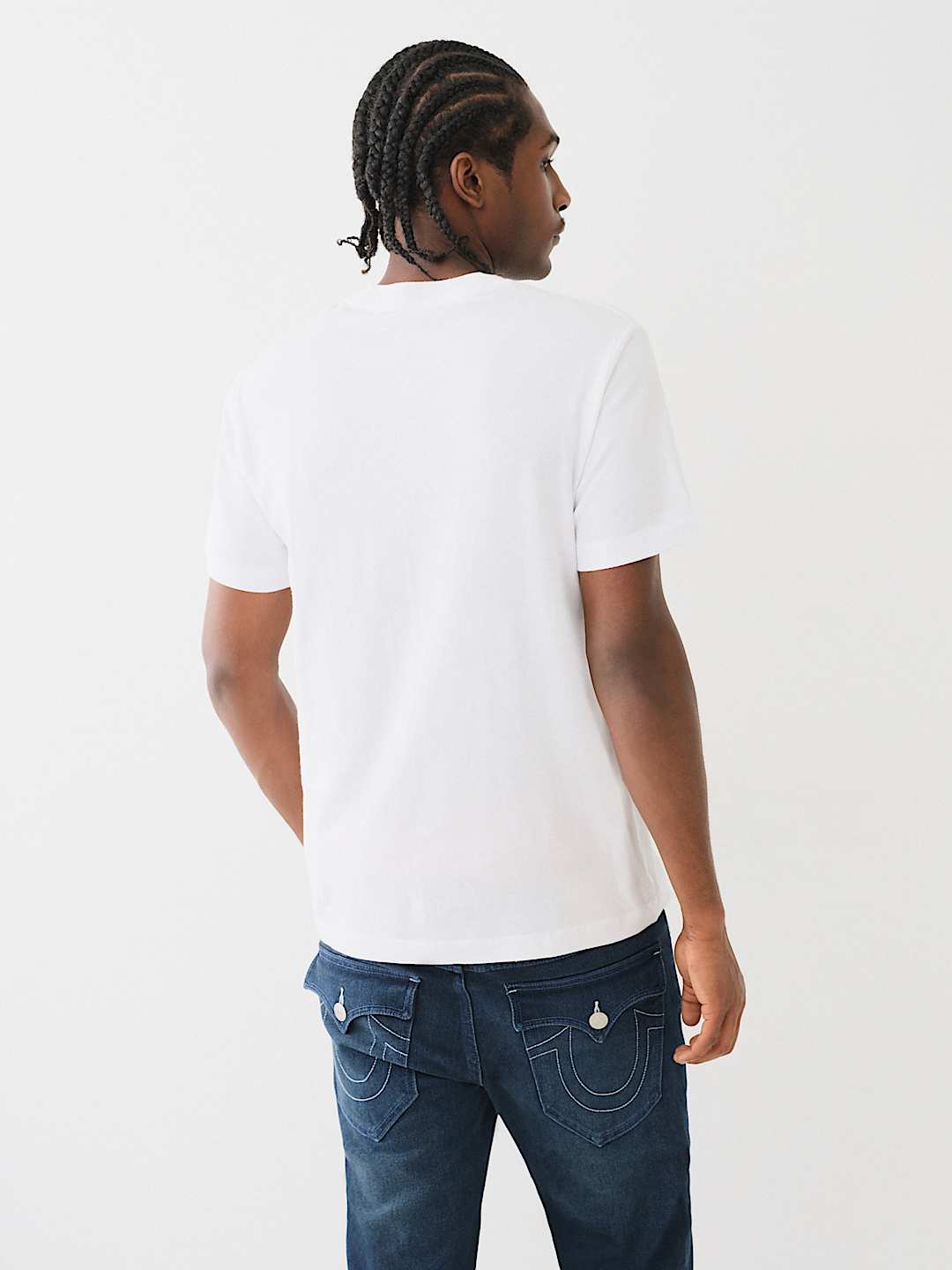 CAMISETA CON ESTAMPADO EN RELIEVE DE BUDA CON HERRADURA, image 3