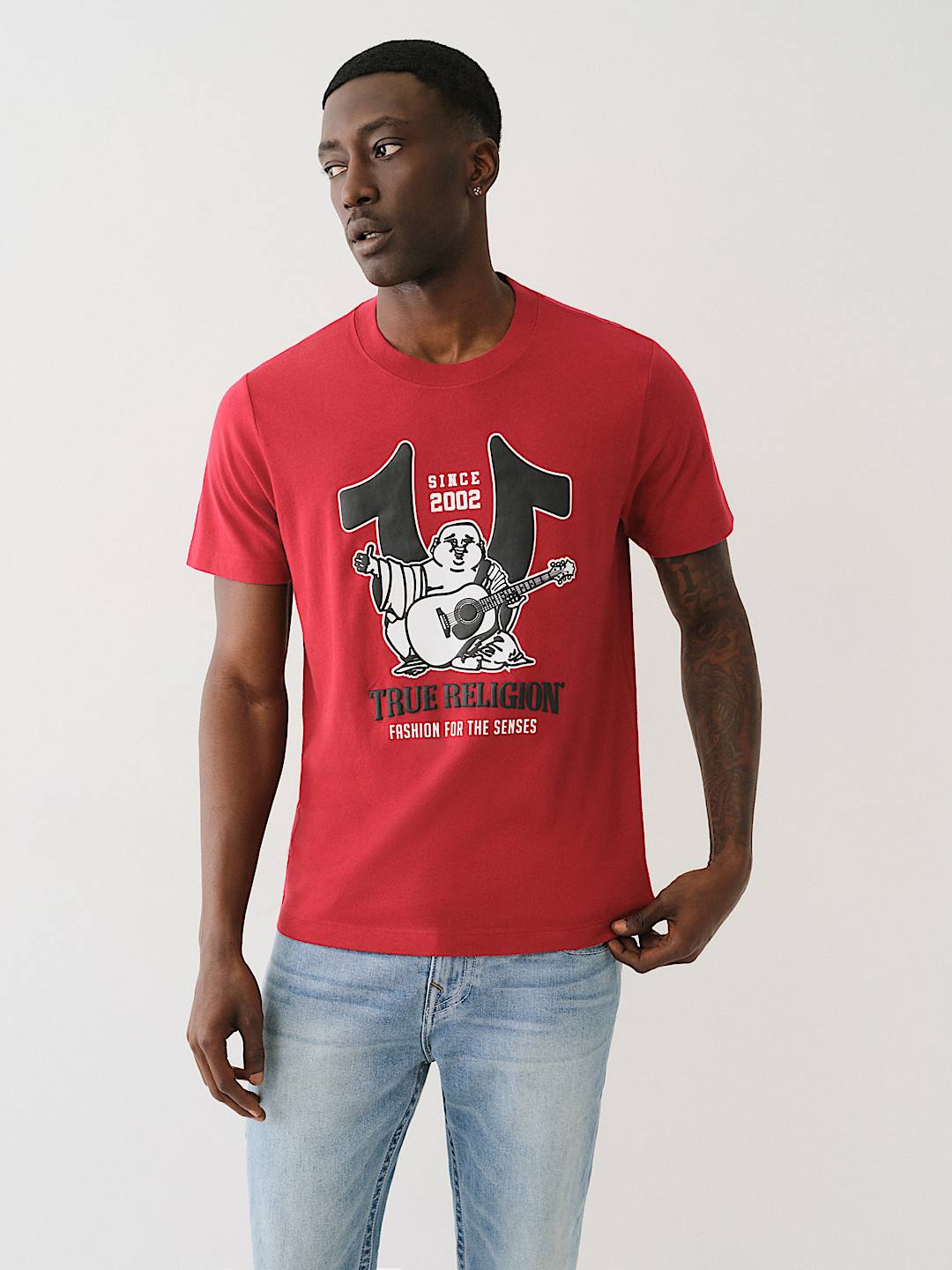 【TRUE RELIGION】★Tシャツ★ BUDDHA FACE HORSESHOE TEE MINI BUDDHA HORSESHOE TEE | True Religion