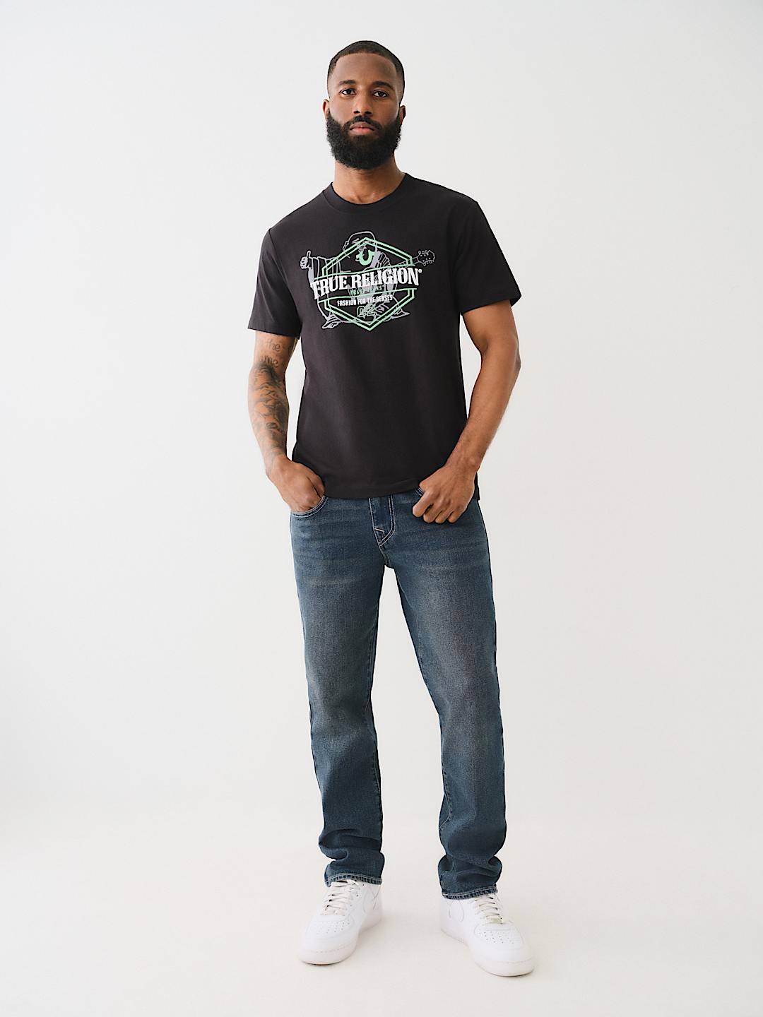 TRUE RELIGION HORSESHOE LOGO TEE, image 5