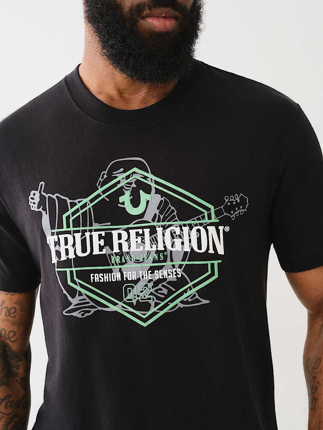 TRUE RELIGION HORSESHOE LOGO TEE, image 1