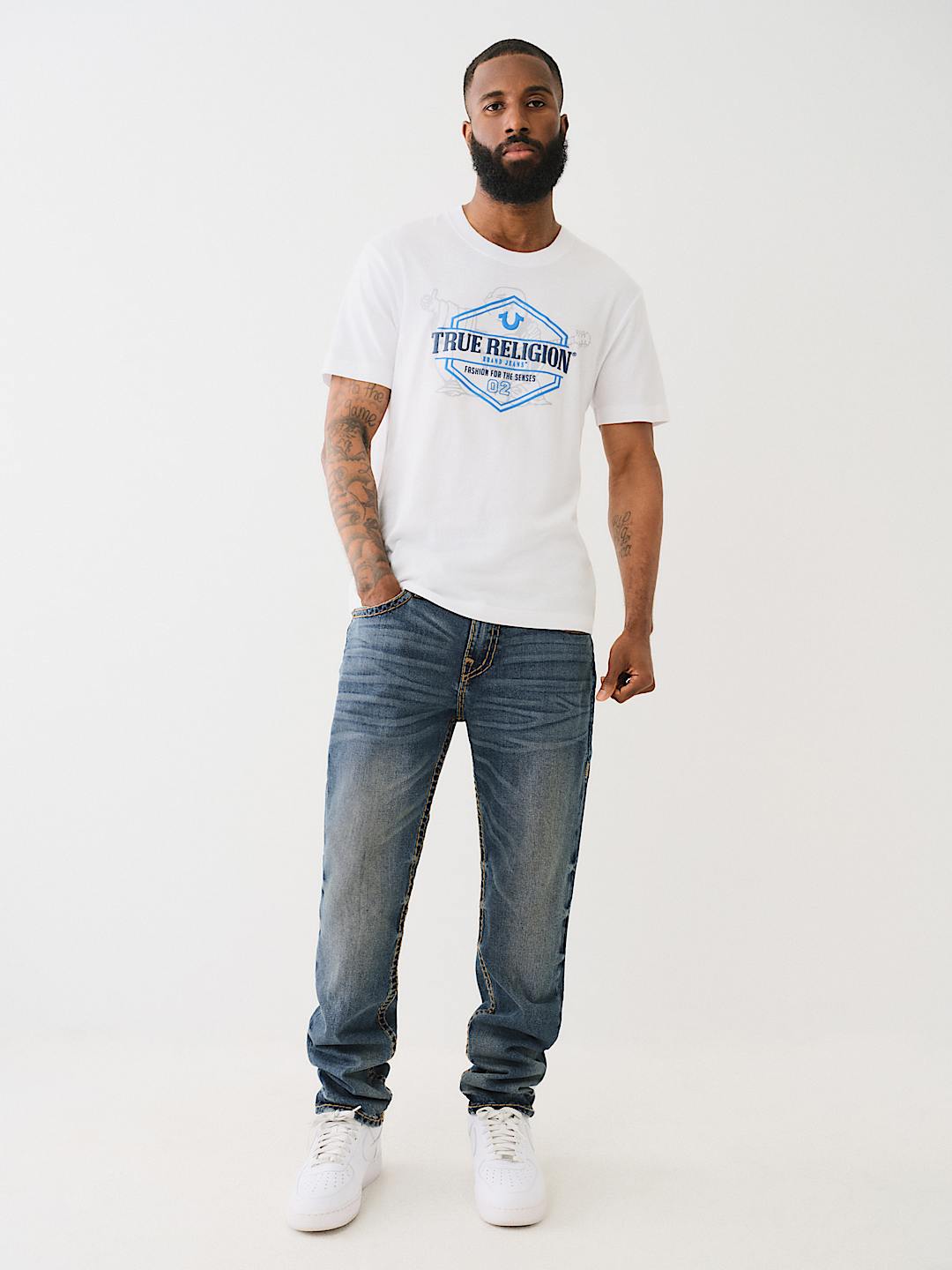TRUE RELIGION HORSESHOE LOGO TEE, image 5