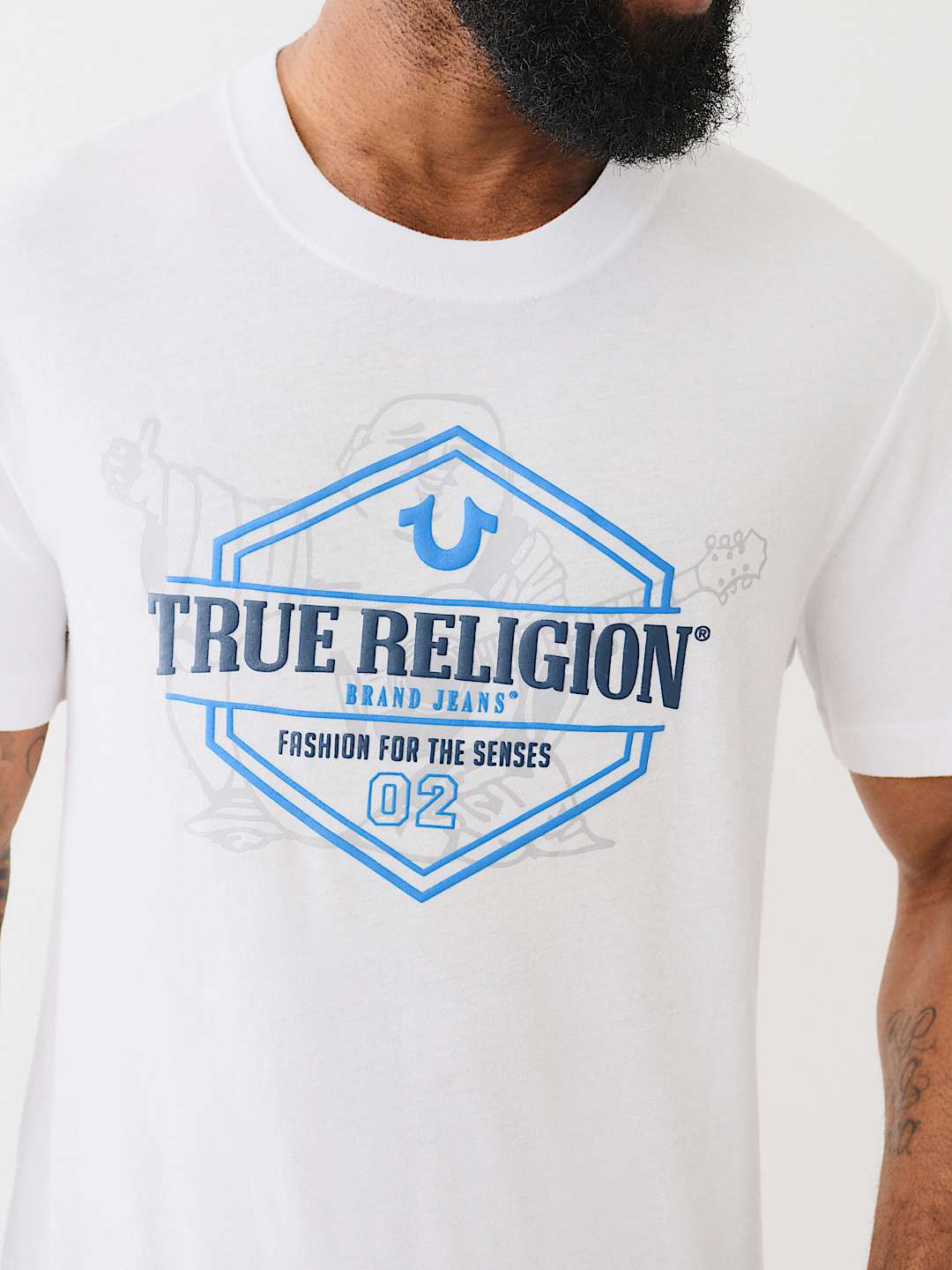 TRUE RELIGION HORSESHOE LOGO TEE, image 1