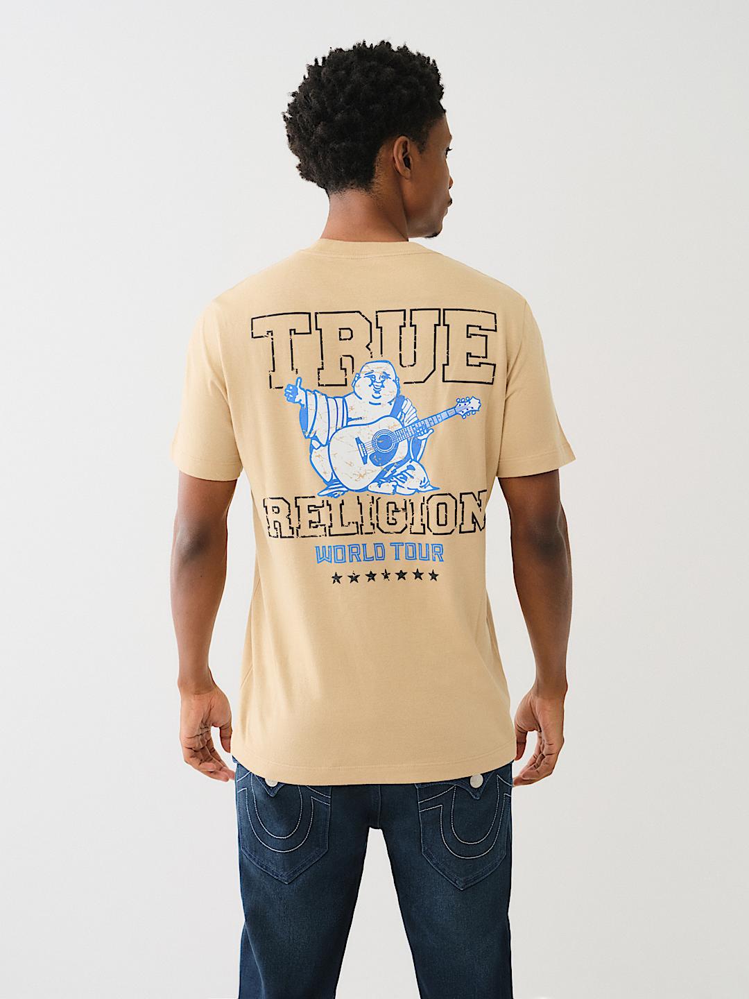 DISTRESSED PUFF PRINT LOGO TEE | True Religion