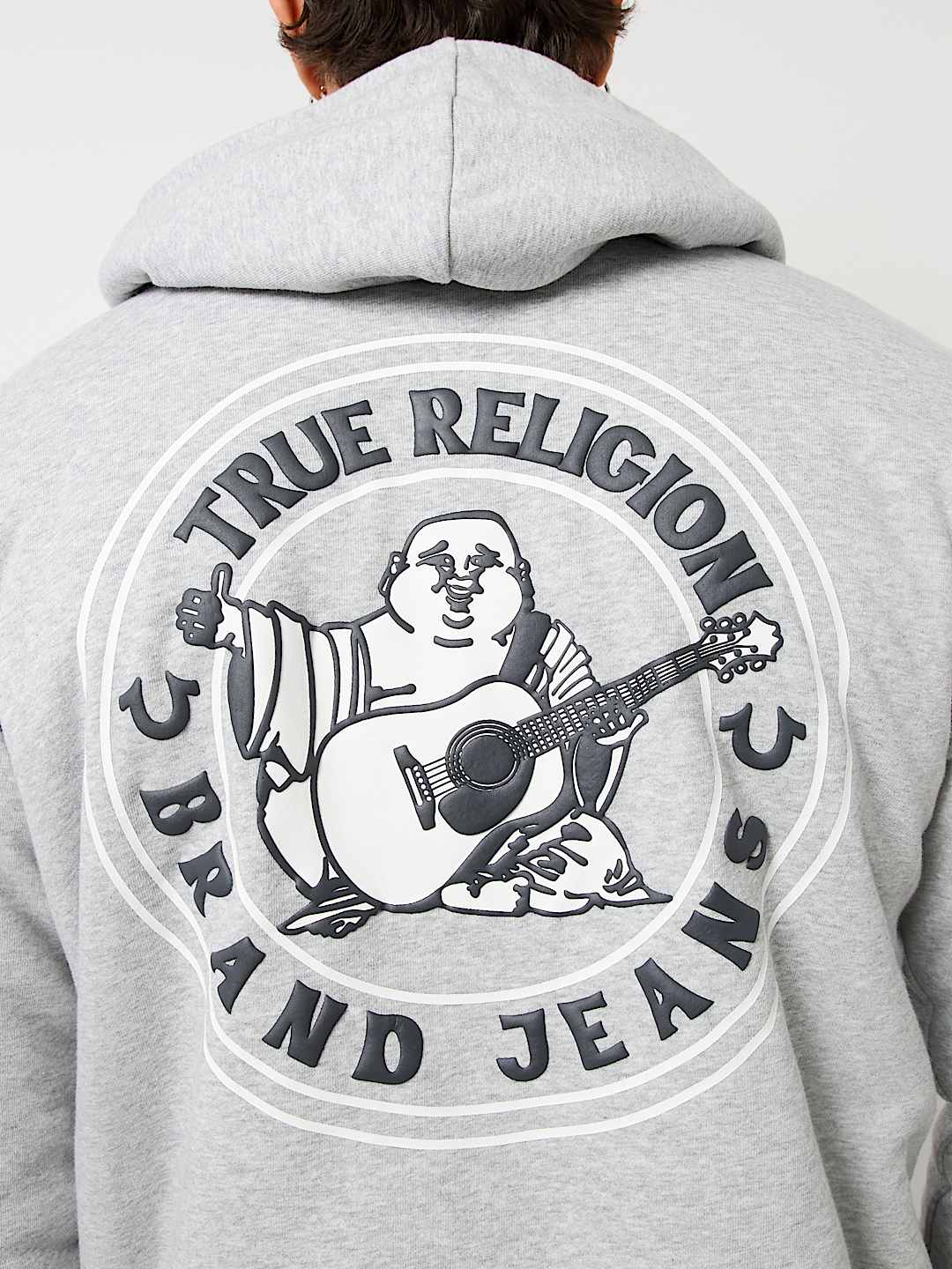 SHERPA PUFF PRINT LOGO ZIP HOODIE, image 1