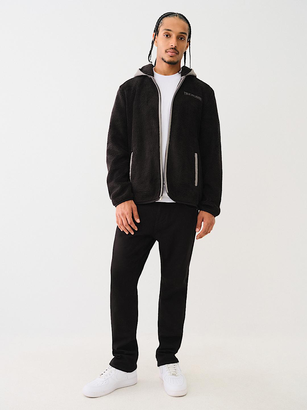 CONTRAST SHERPA HOODED JACKET True Religion