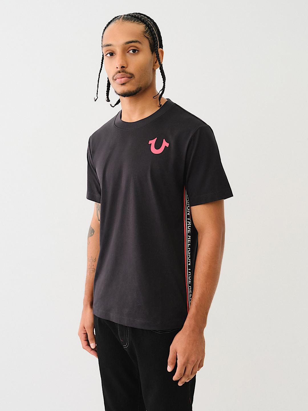 TRUE RELIGION CONTRAST TAPING TEE, image 2