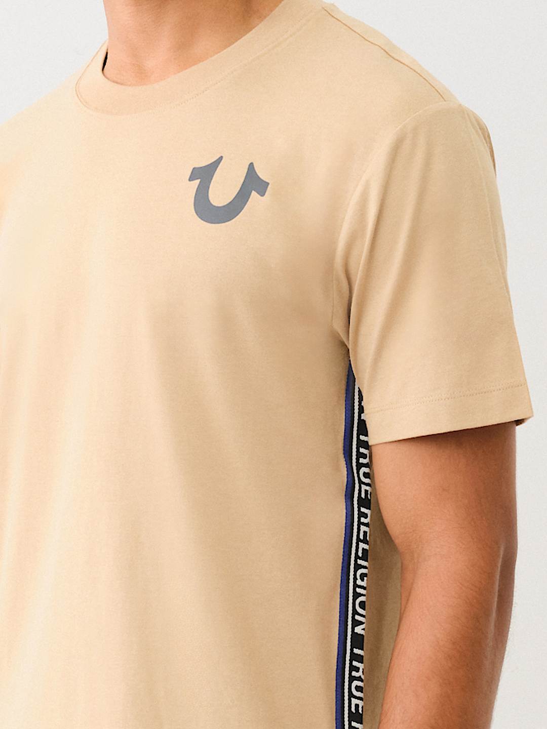 TRUE RELIGION CONTRAST TAPING TEE, image 1