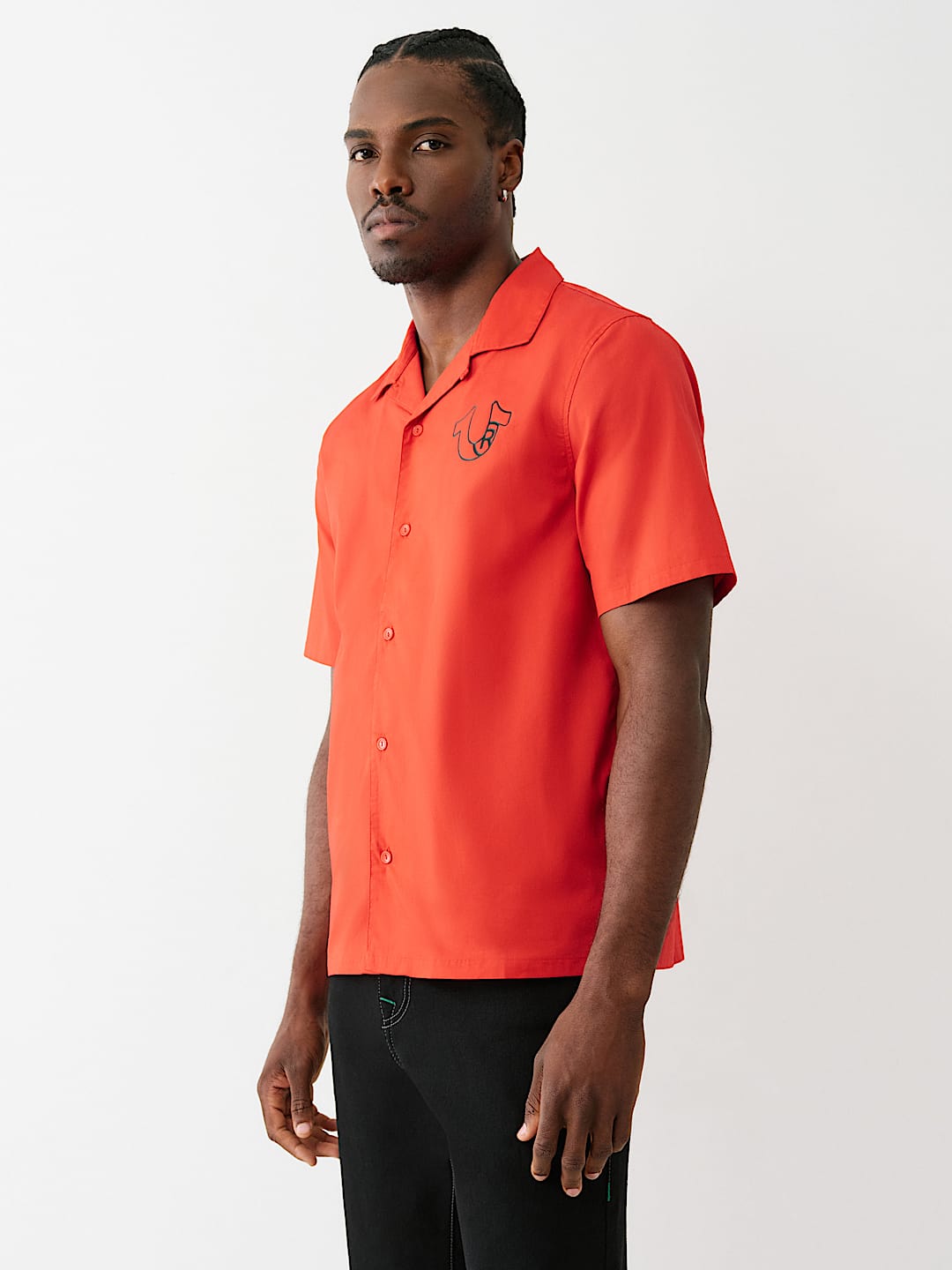 SILICONE LOGO POPLIN SHIRT