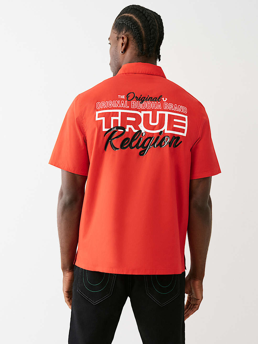 SILICONE LOGO POPLIN SHIRT