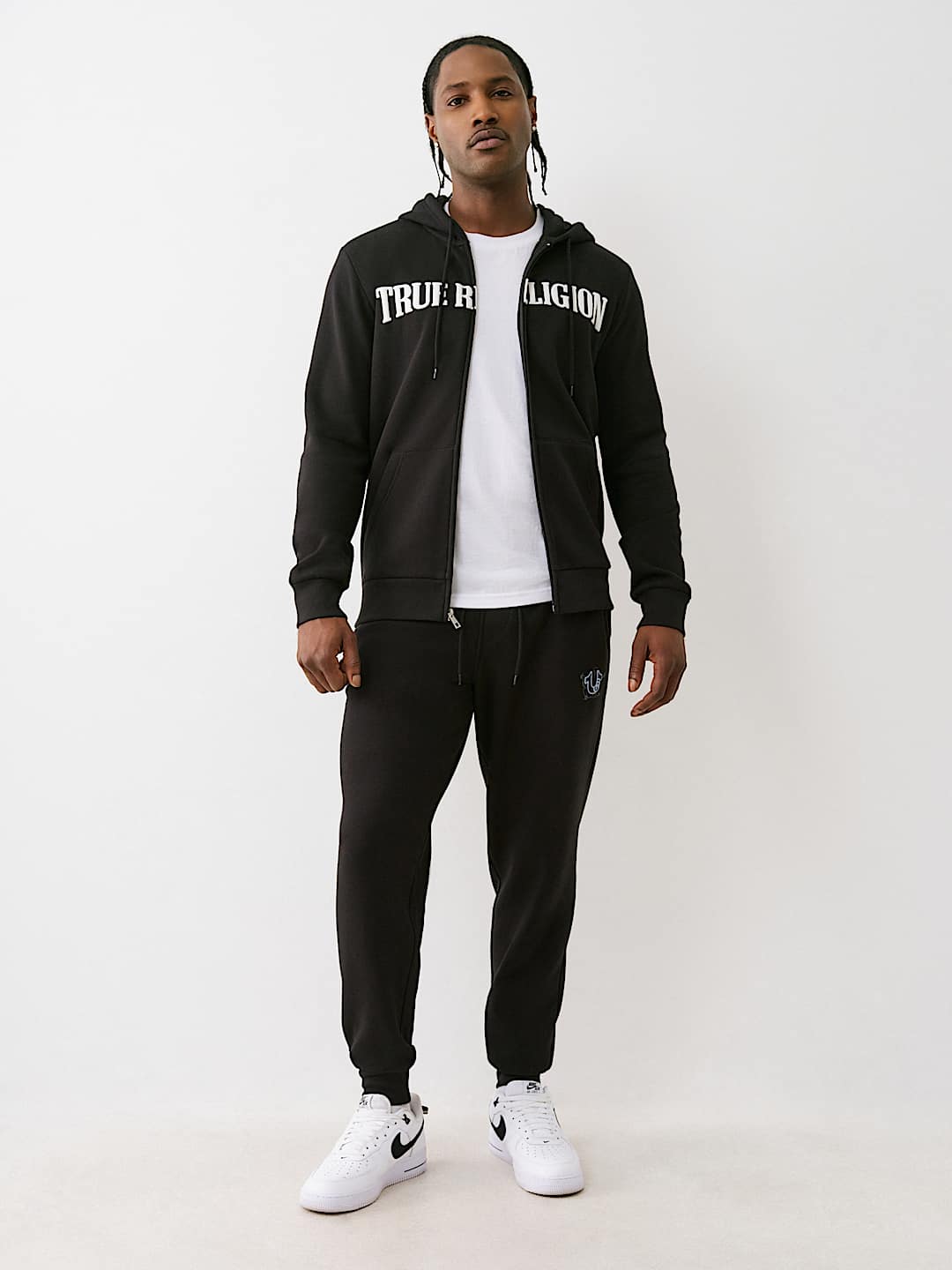 PUFF PRINT LOGO ZIP HOODIE | True Religion