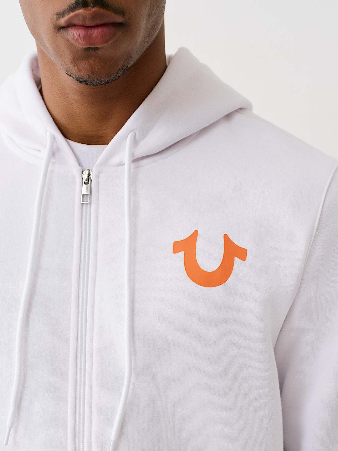 STUDDED RETRO LOGO ZIP HOODIE, image 4