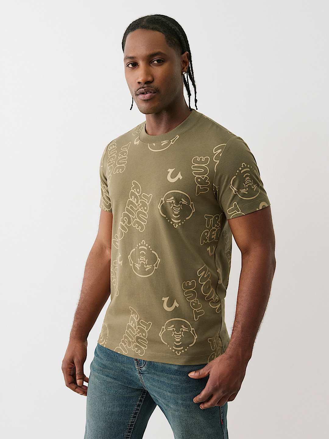 ALLOVER BUBBLE LOGO TEE, image 1