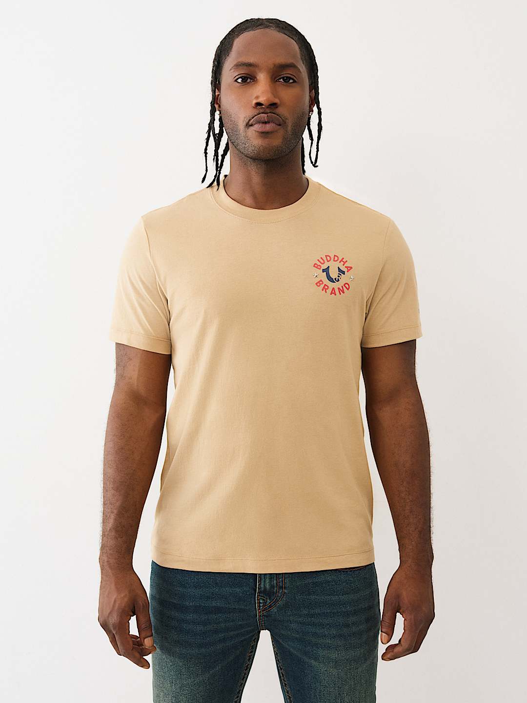TRUE RELIGION STACKED LOGO TEE, image 2