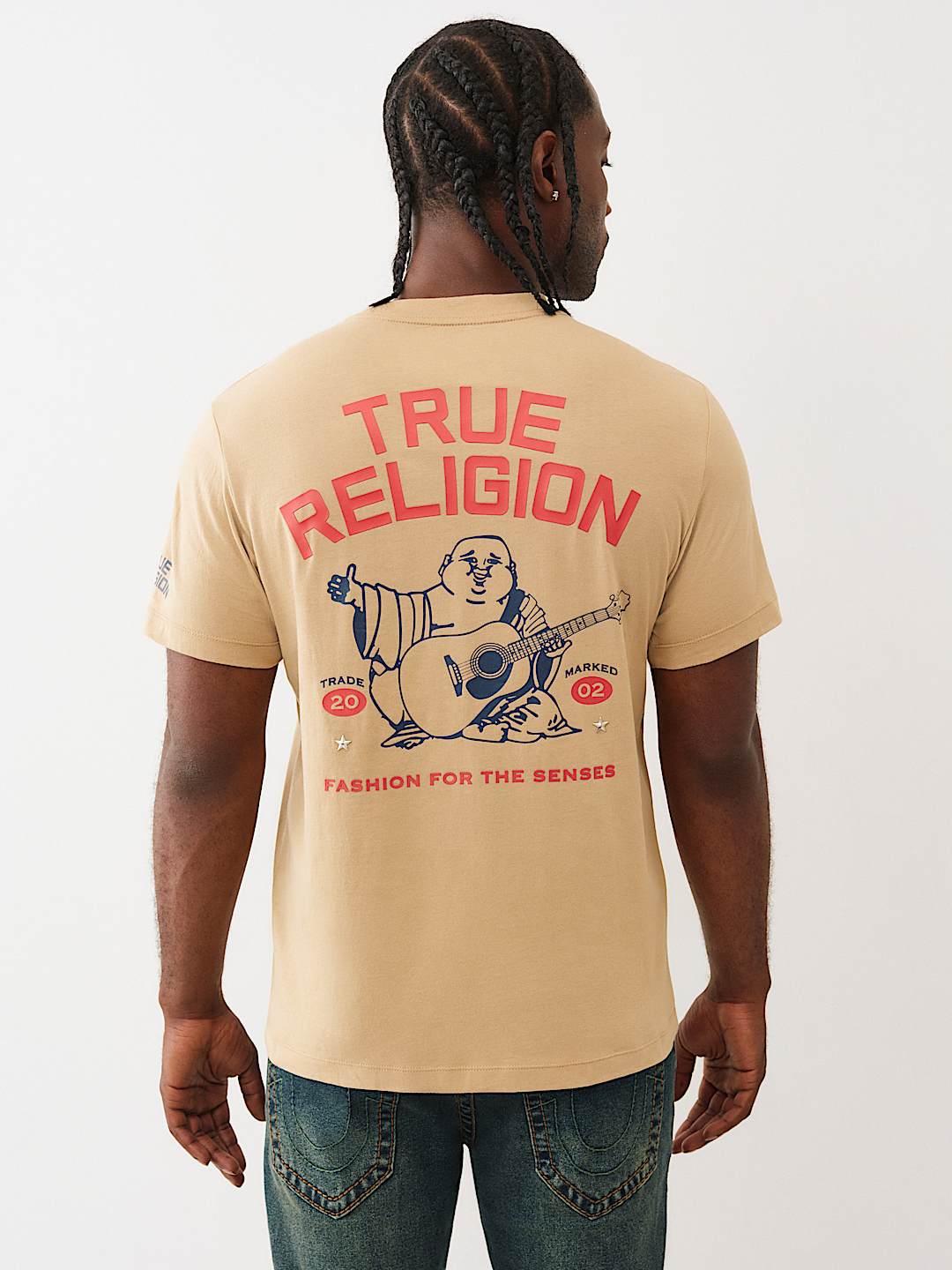 TRUE RELIGION STACKED LOGO TEE, image 4
