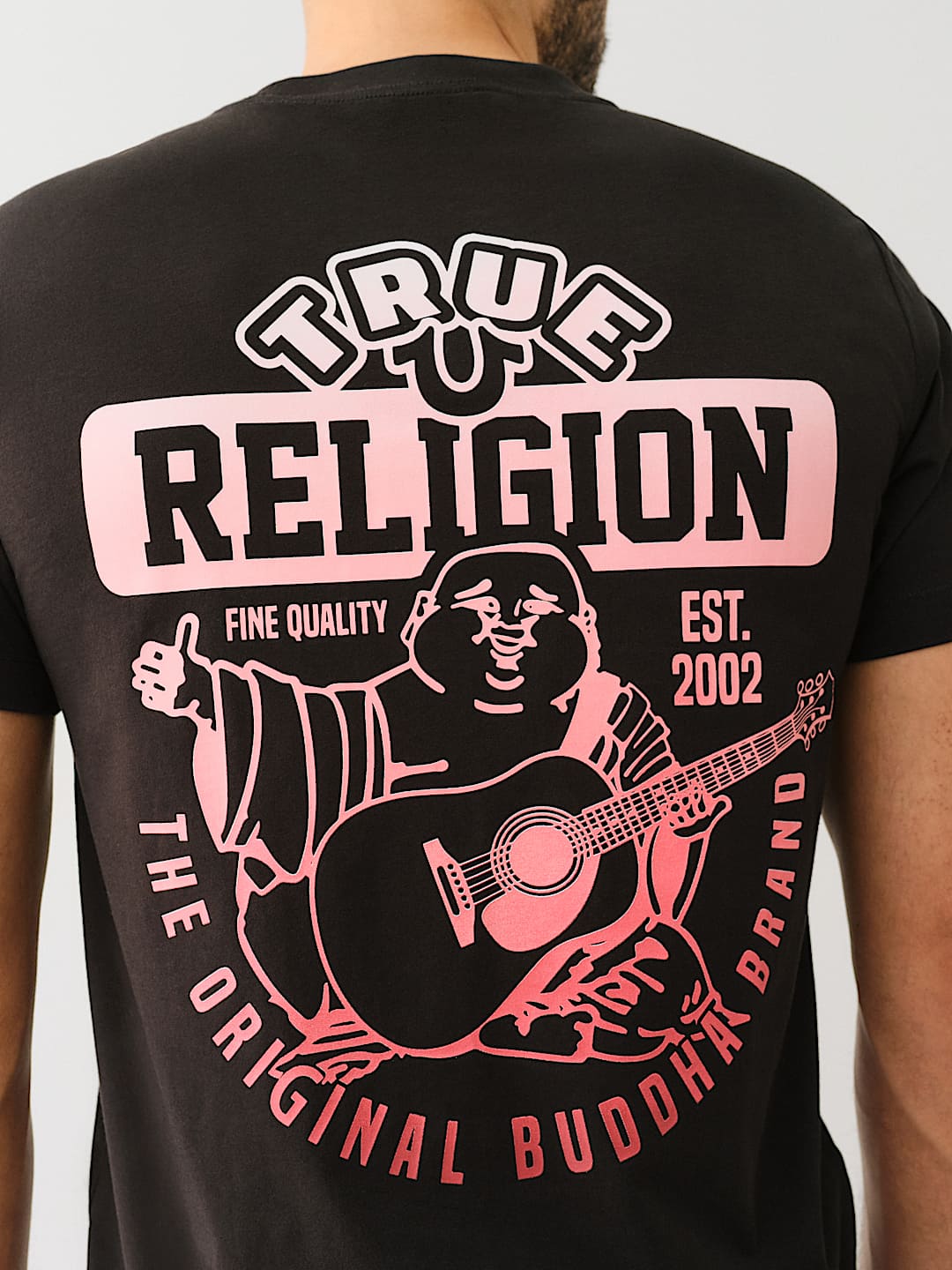 関税込み♪【TRUE RELIGION】GRADIENT BUDDHA ロゴ ★ Tシャツ GRADIENT BUDDHA TEE | True Religion
