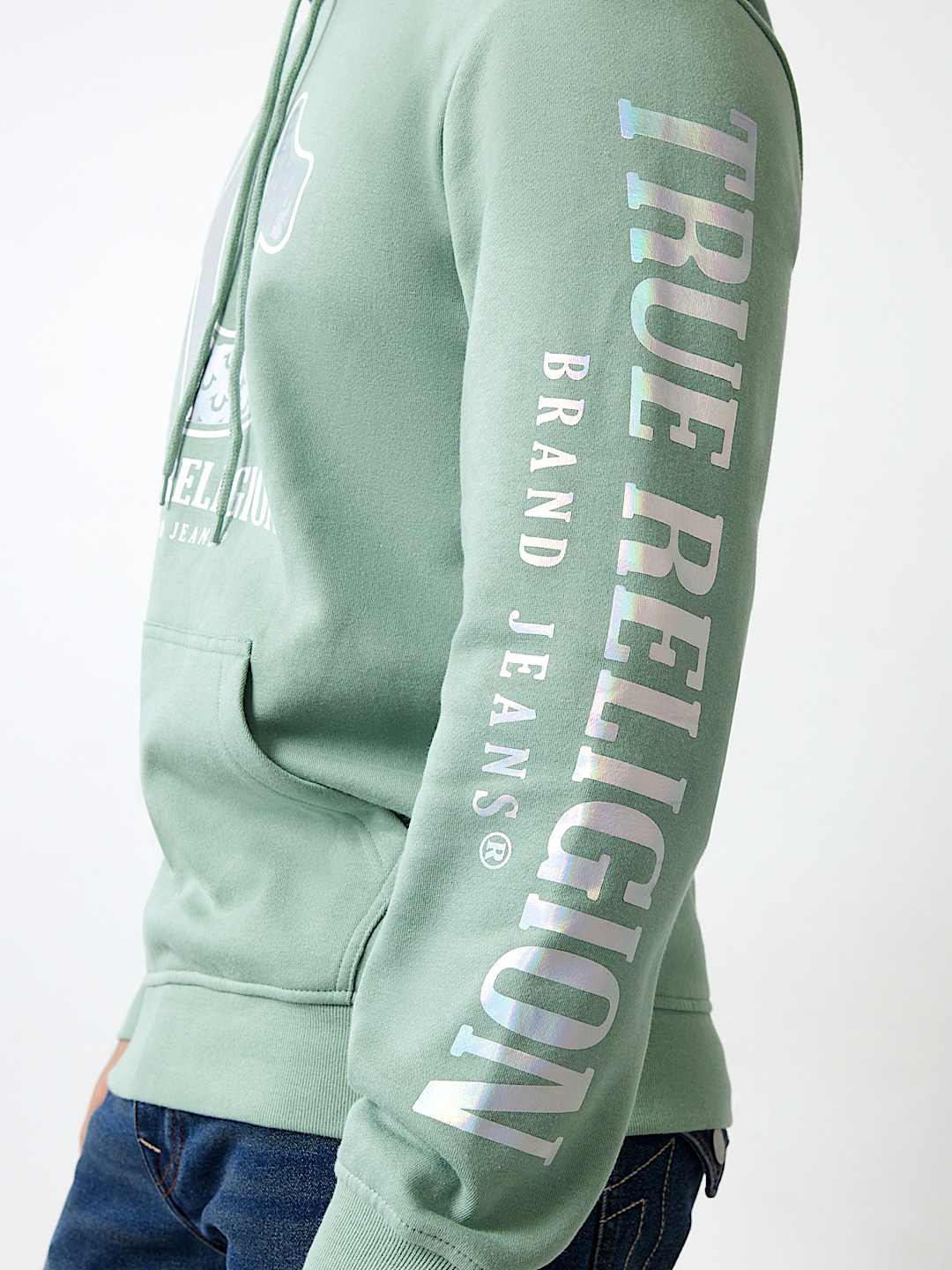 METALLIC HORSESHOE HOODIE, image 4