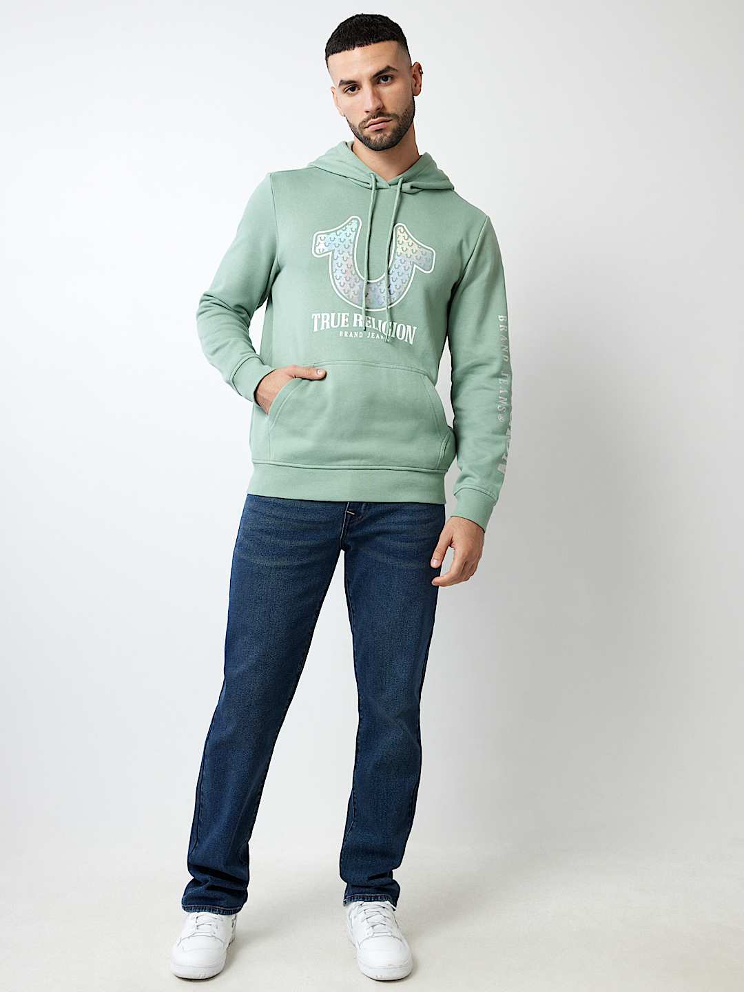 METALLIC HORSESHOE HOODIE, image 6