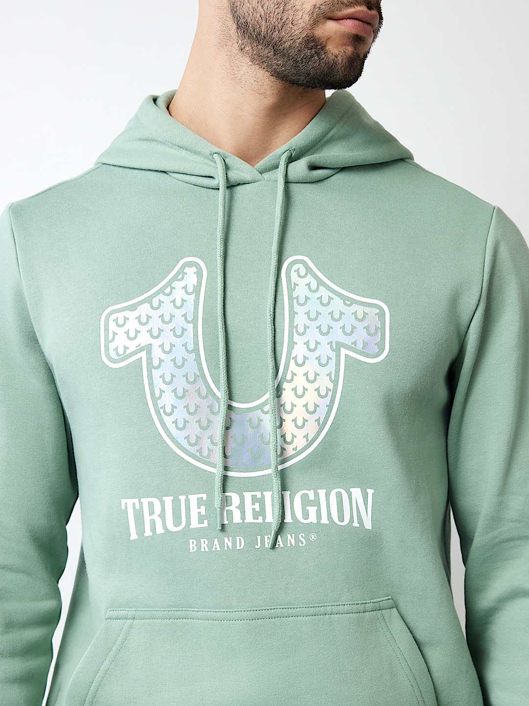 METALLIC HORSESHOE HOODIE, image 1