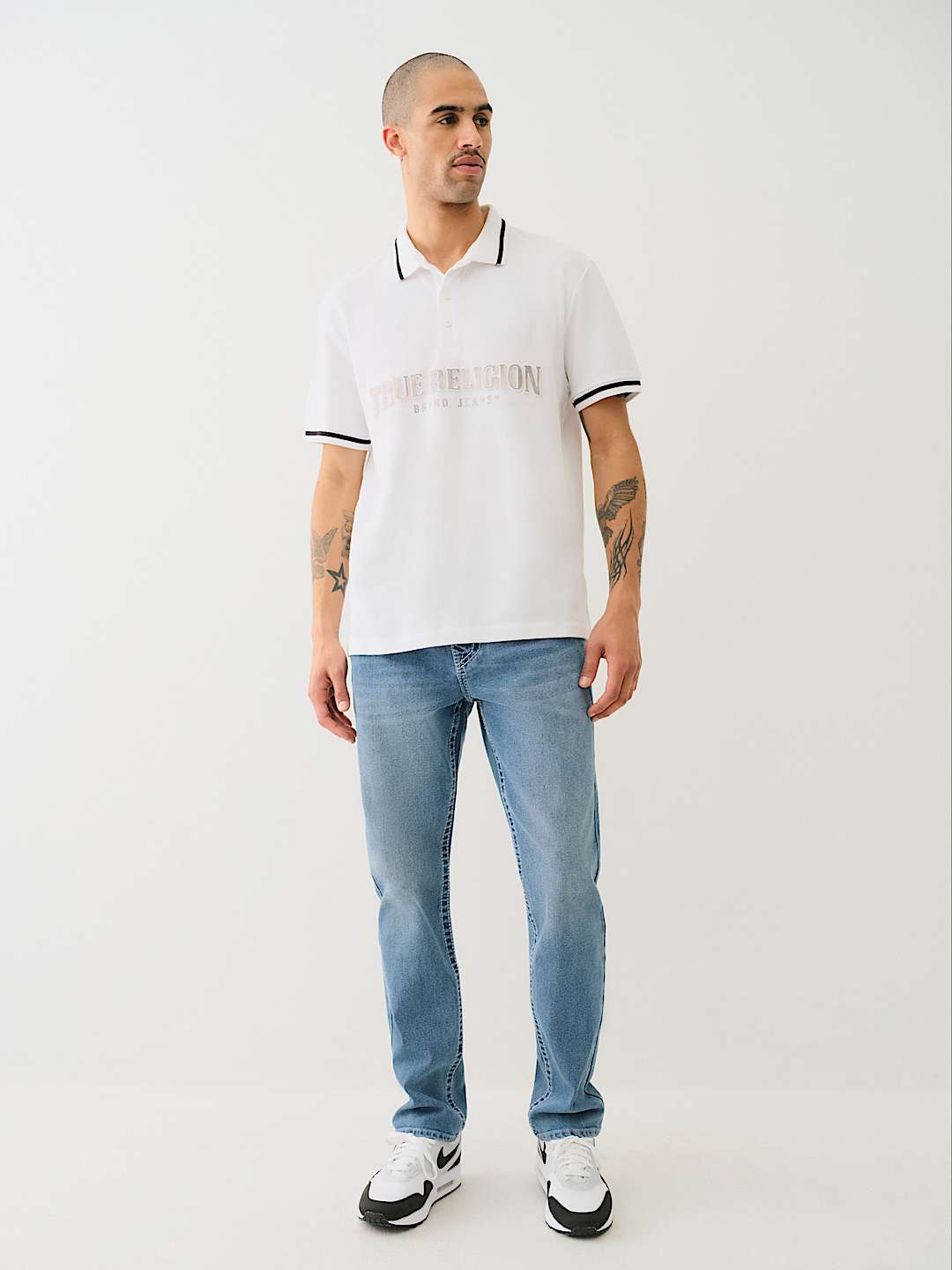 METALLIC LOGO POLO SHIRT, image 5