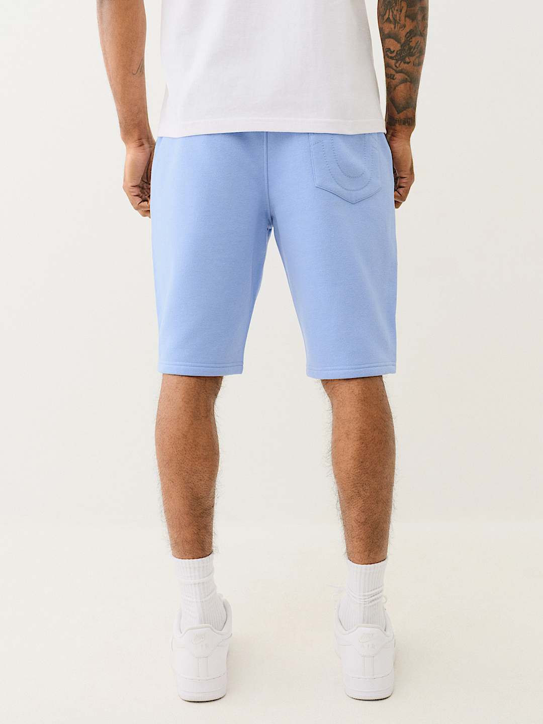 SILICONE LOGO TAPING SWEAT SHORT, image 6