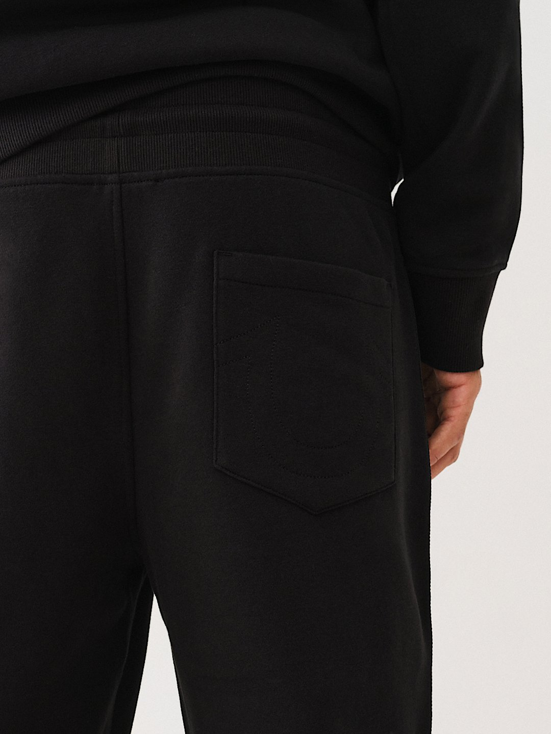 TRUE RELIGION TAPING STRAIGHT LEG SWEAT PANT, image 3