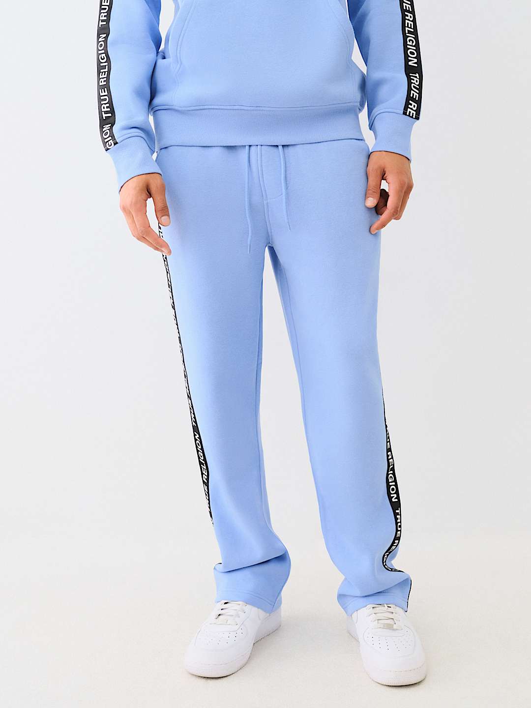 TRUE RELIGION TAPING STRAIGHT LEG SWEAT PANT