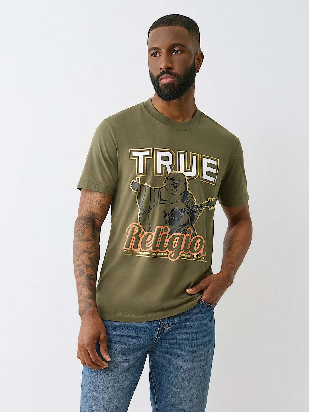 METALLIC TRUE BUDDHA TEE, image 2