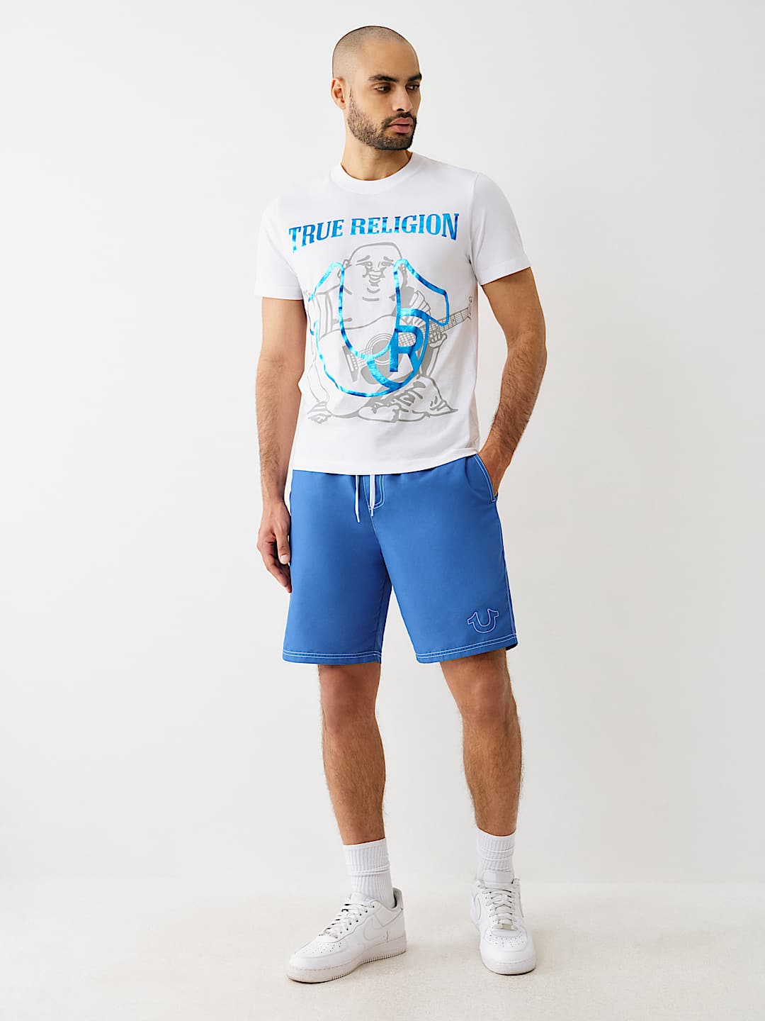 REGISTERED HORSESHOE METALLIC BUDDHA TEE