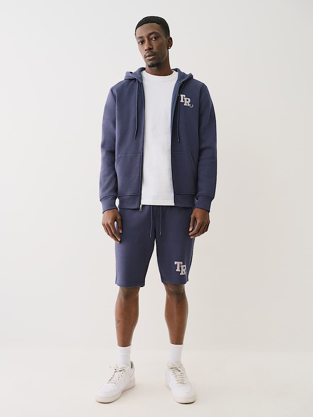 METALLIC LOGO ZIP HOODIE, image 6