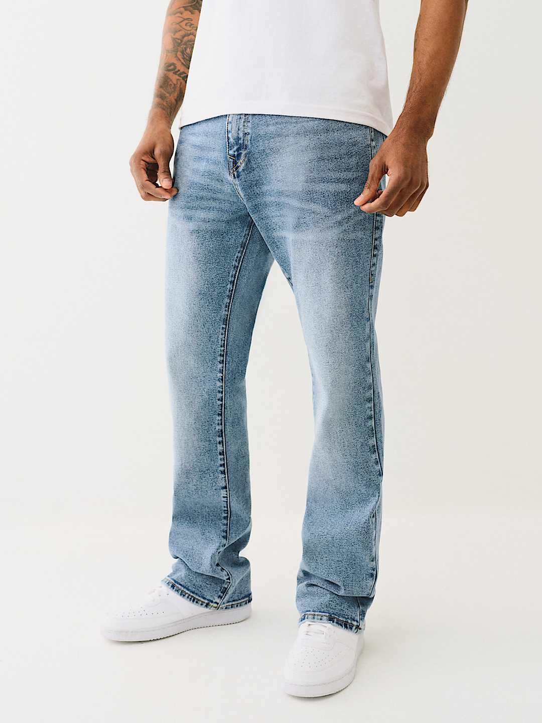 BILLY FLAP BOOTCUT JEAN - LIGHT DELIGHTFUL WASH | True Religion