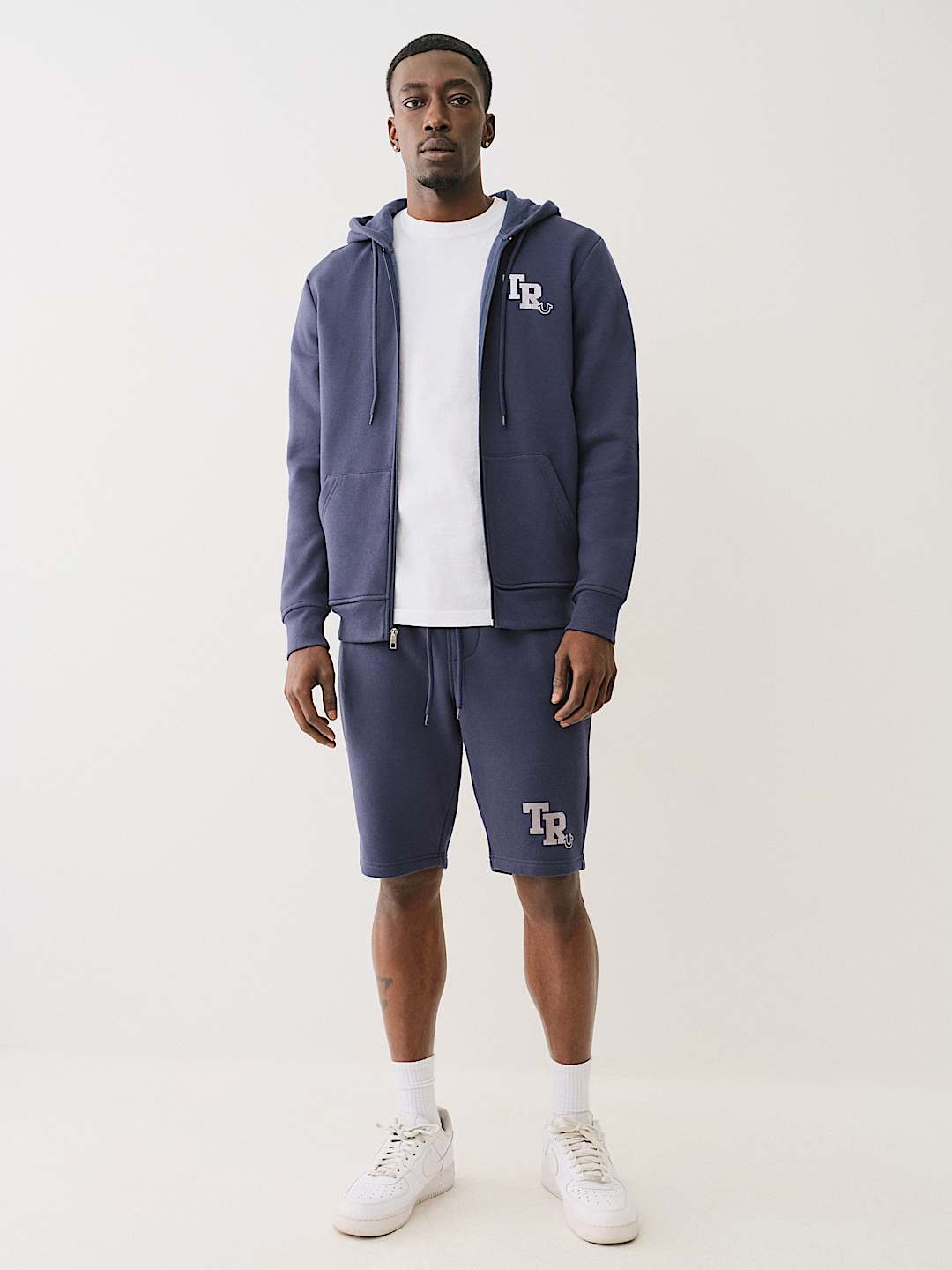 METALLIC LOGO SWEAT SHORT, image 4