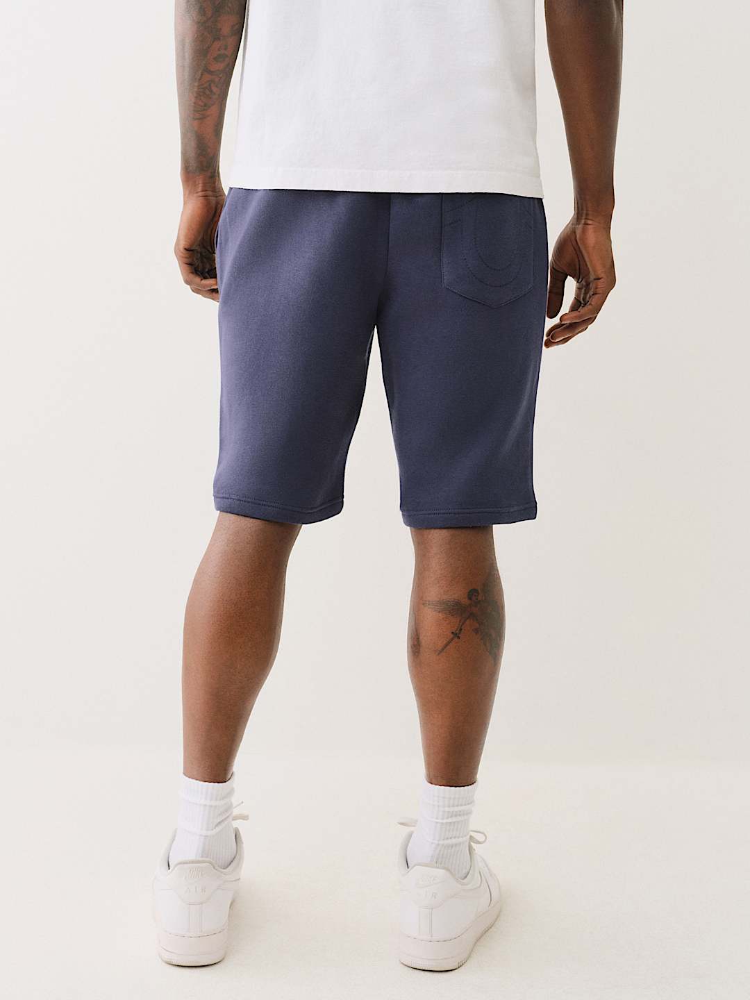 METALLIC LOGO SWEAT SHORT, image 5