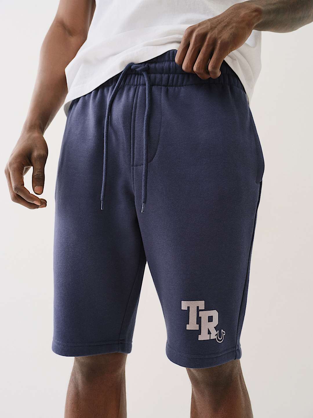 METALLIC LOGO SWEAT SHORT, image 1