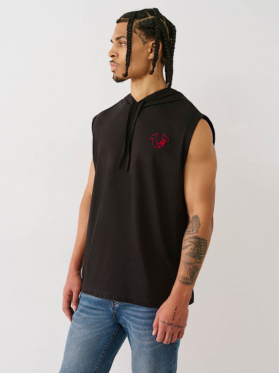 HORSESHOE BOX HOODIE TANK , image 3