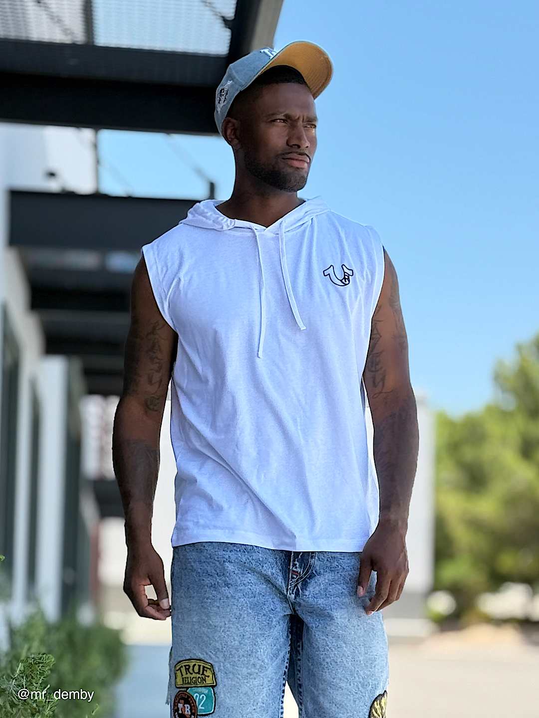 【TRUE RELIGION】★パーカー★ HORSESHOE BOX HOODIE TANK HORSESHOE BOX HOODIE TANK | True Religion
