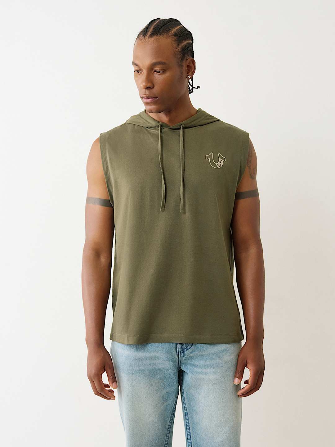 HORSESHOE BOX HOODIE TANK , image 2