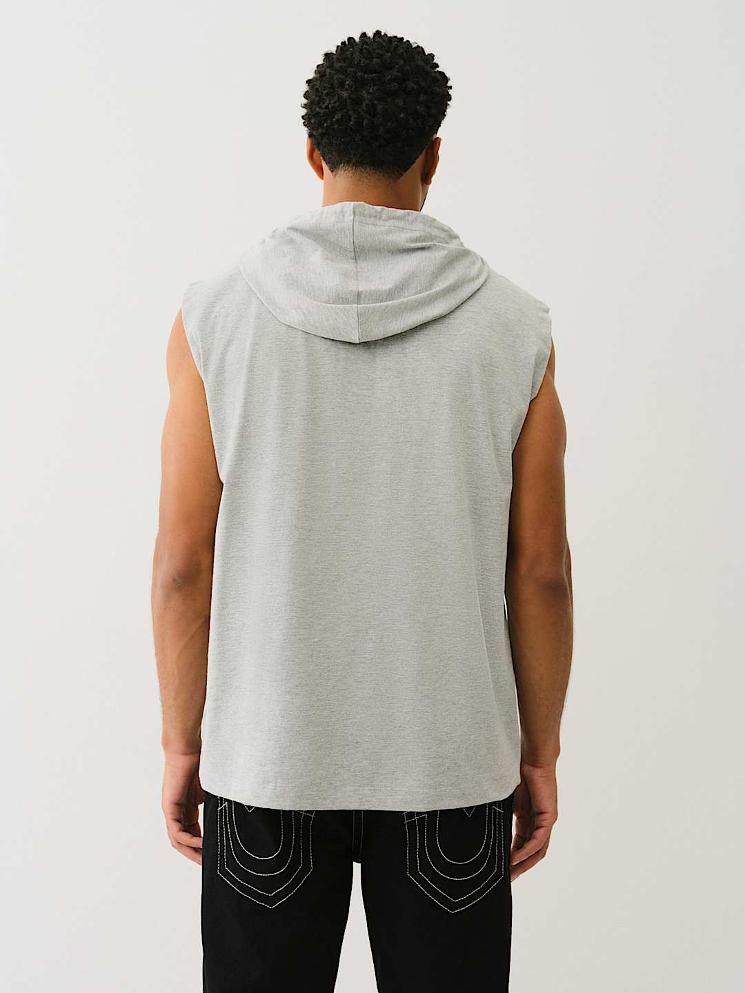 BUDDHA LOGO HOODED TANK TOP, image 4