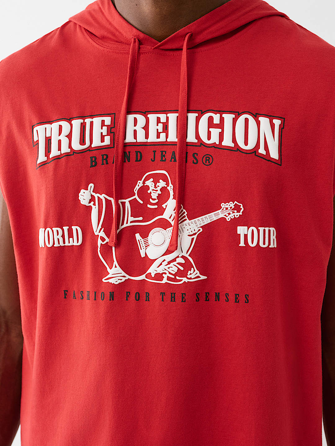 BUDDHA LOGO HOODED TANK TOP, image 4