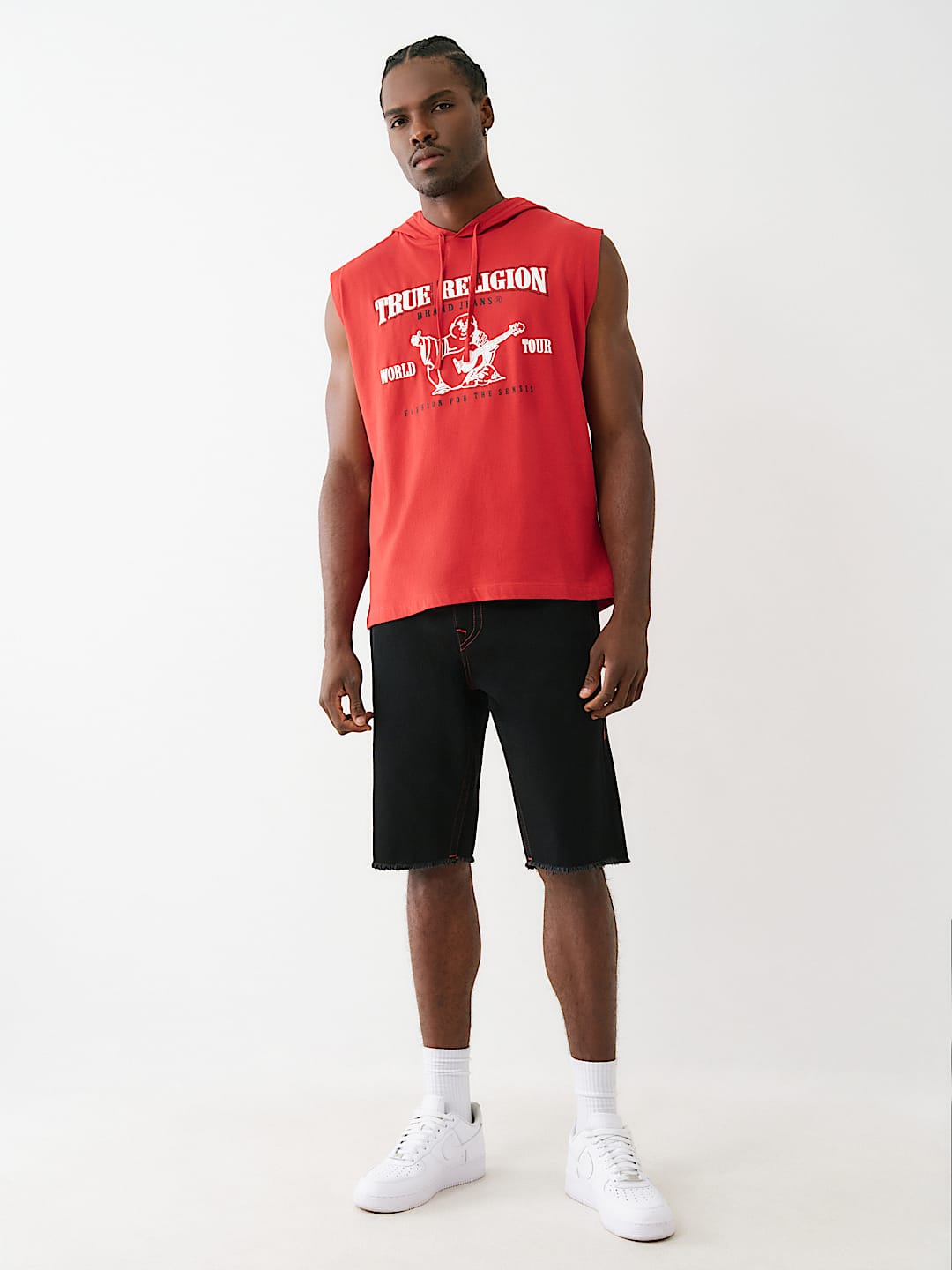 BUDDHA LOGO HOODED TANK TOP, image 5
