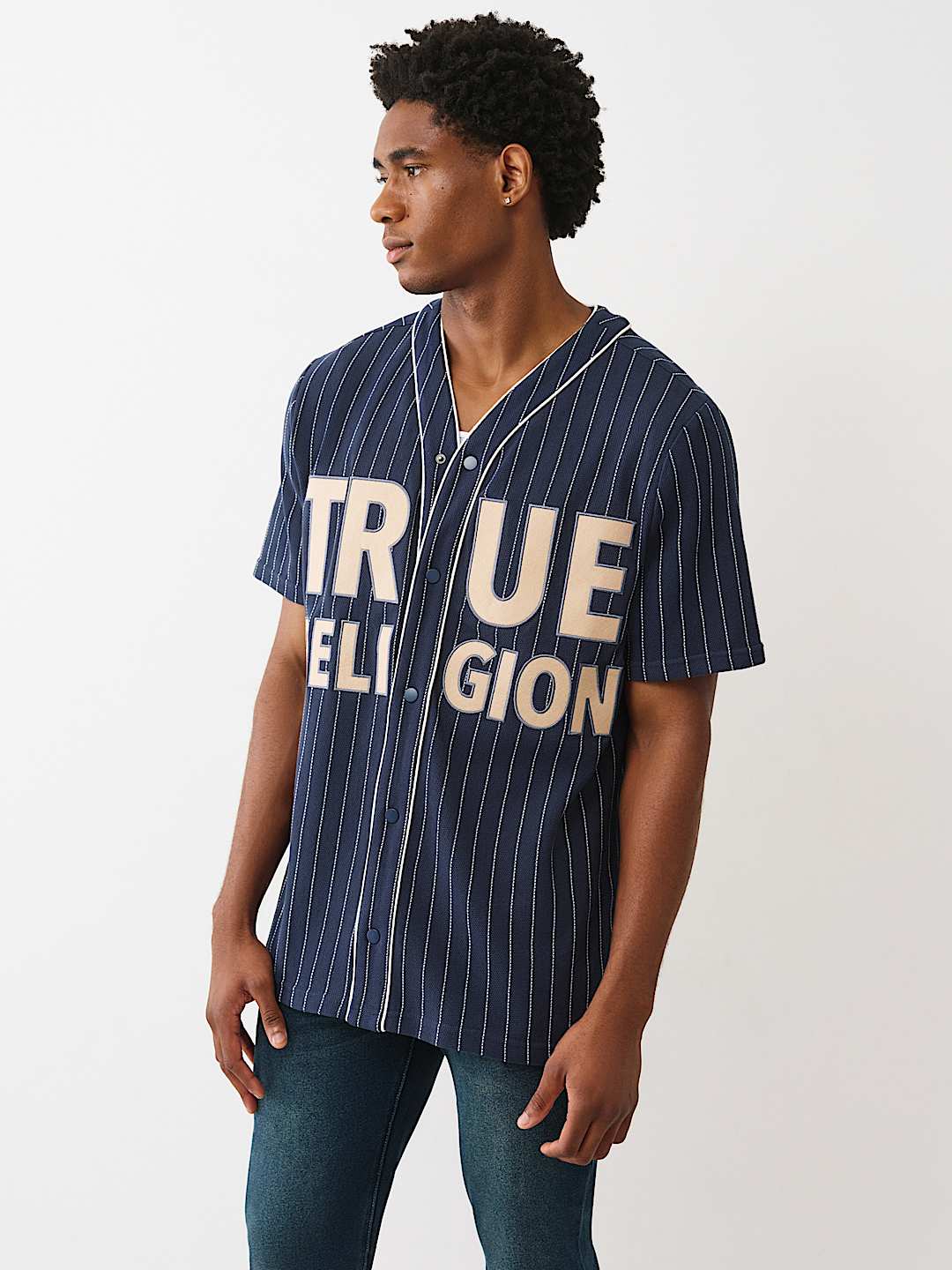LOGO BASEBALL JERSEY, image 3