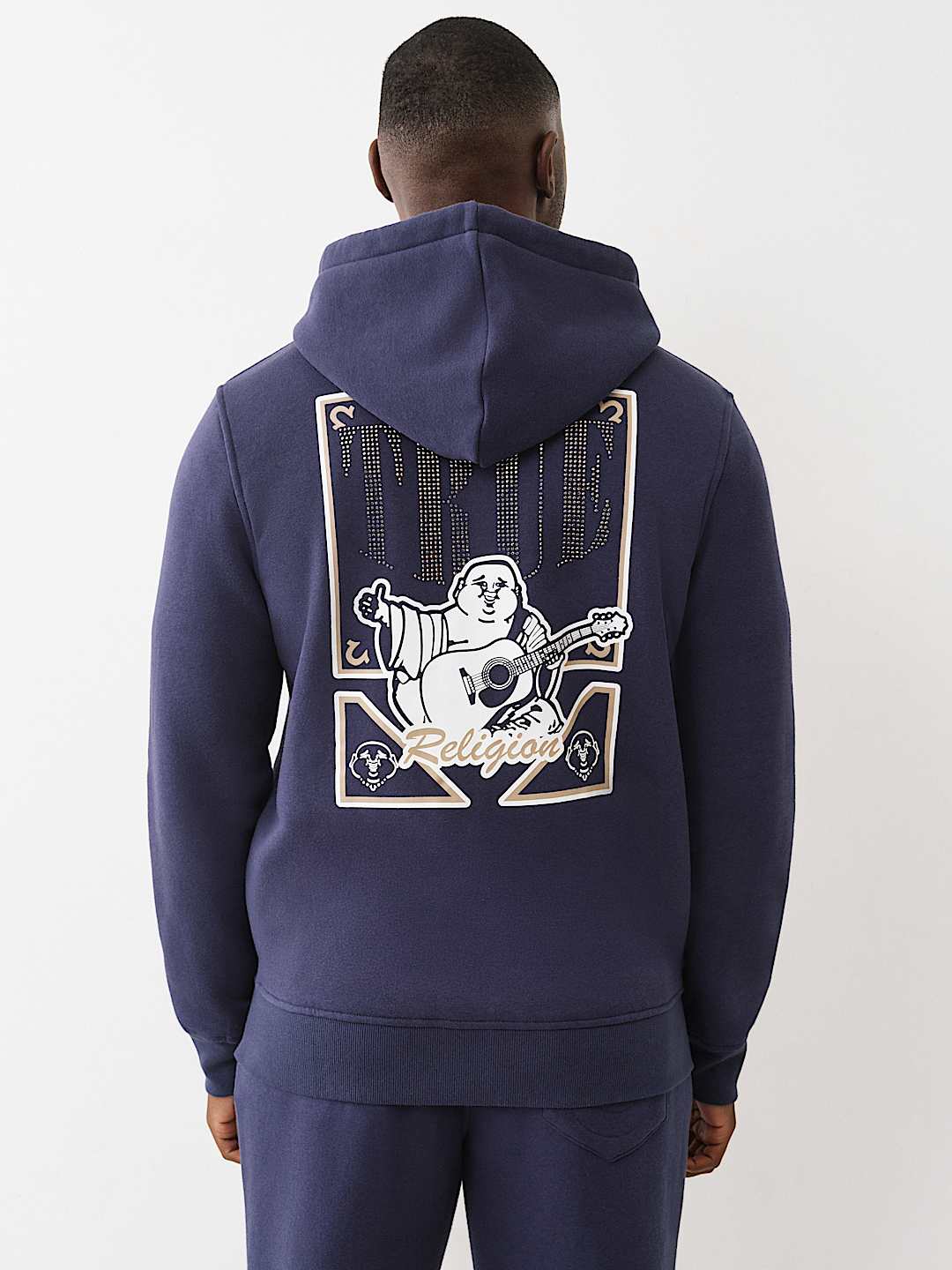 BUDDHA CARD ZIP HOODIE, image 4