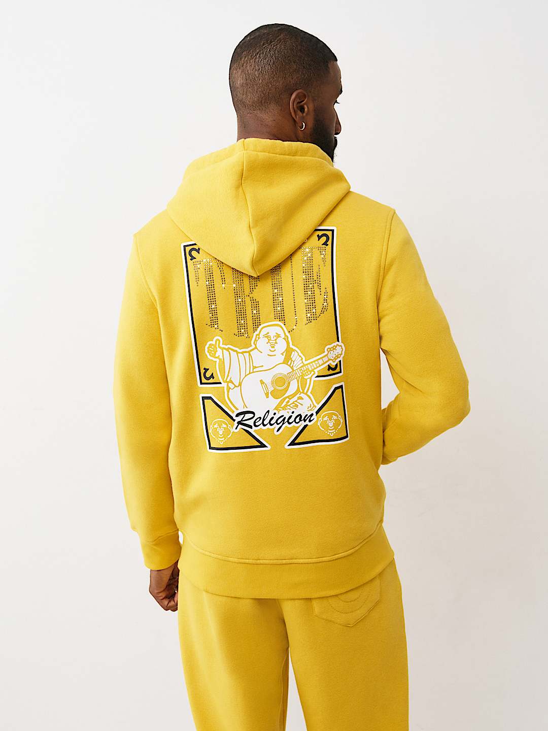 BUDDHA CARD ZIP HOODIE, image 1