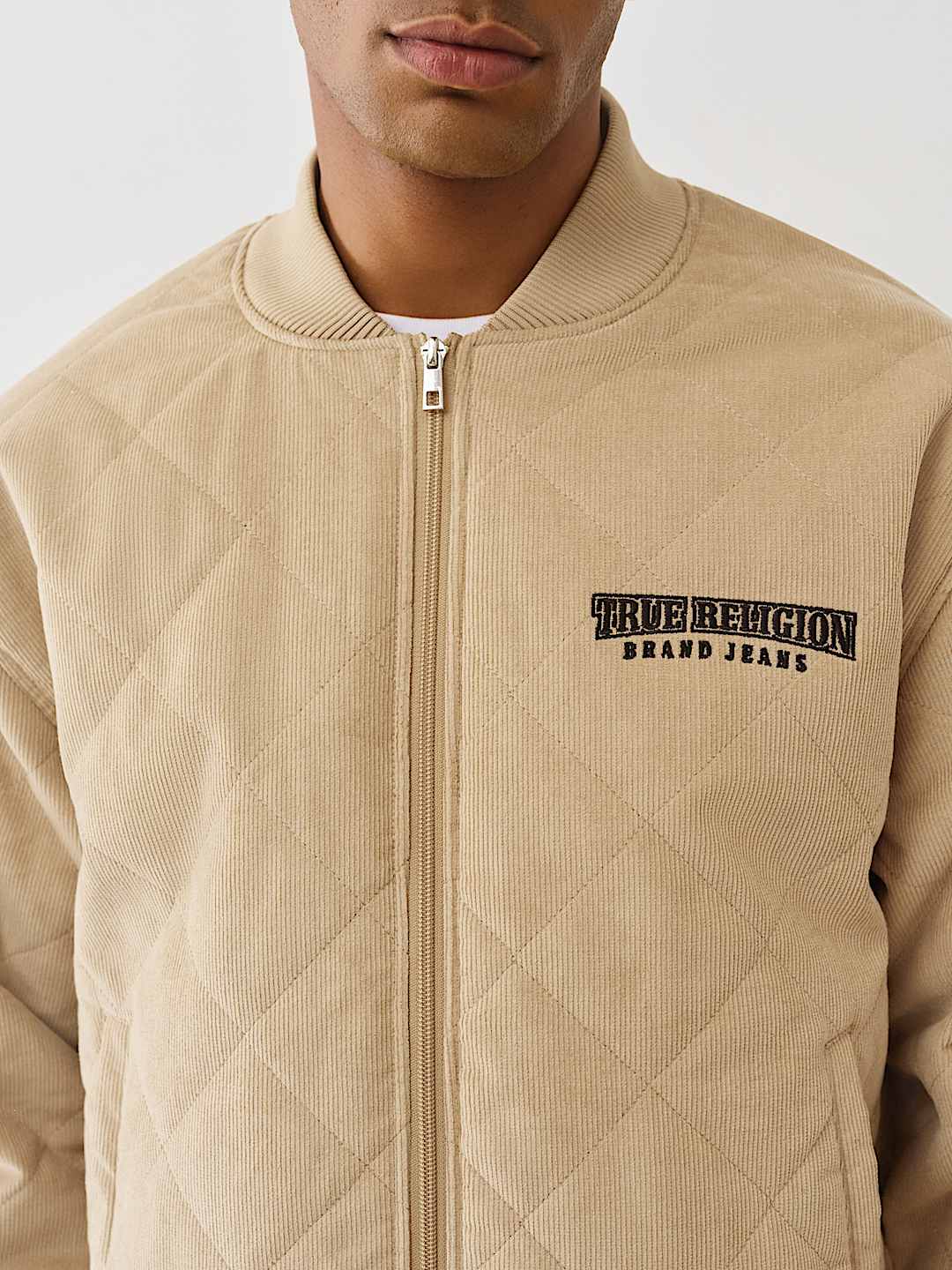 QUILTED CORDUROY BOMBER JACKET, image 2