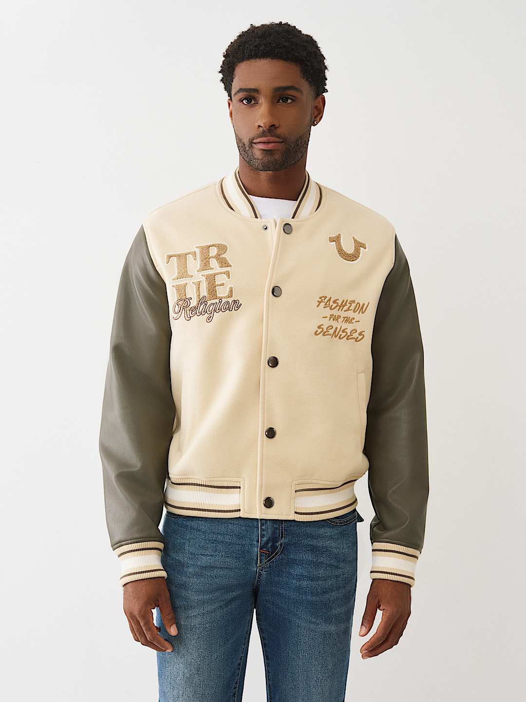 BUDDHA BRAND VARSITY JACKET, image 2